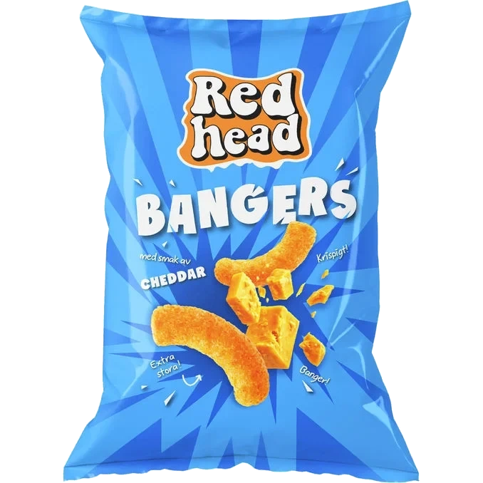 Majsbågar Bangers Cheddar