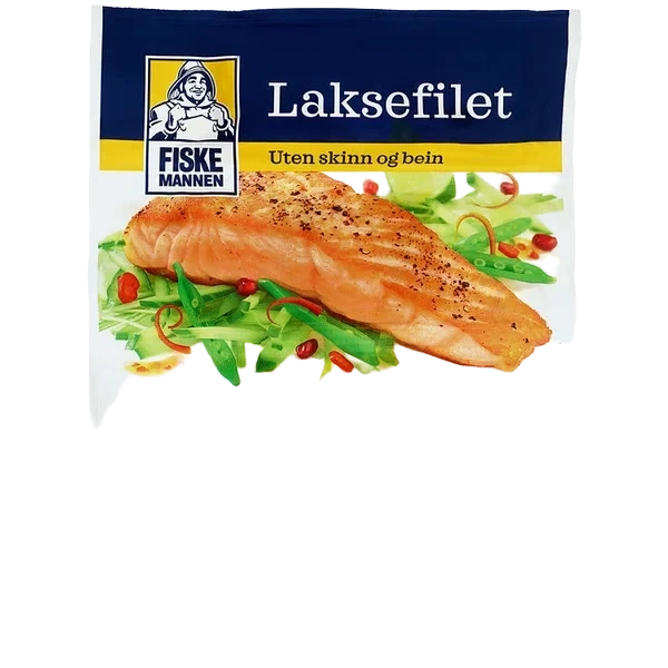Laksefilet 500g U/ Skinn&ben Fiskemannen