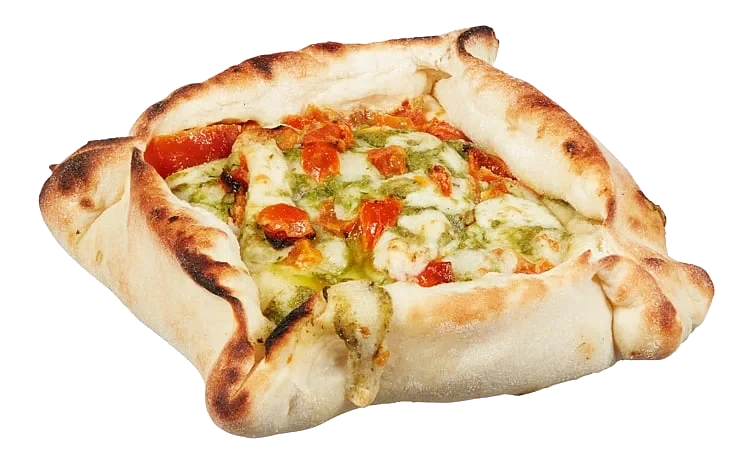 Piazza pesto mozzarella og tomat  33x160g