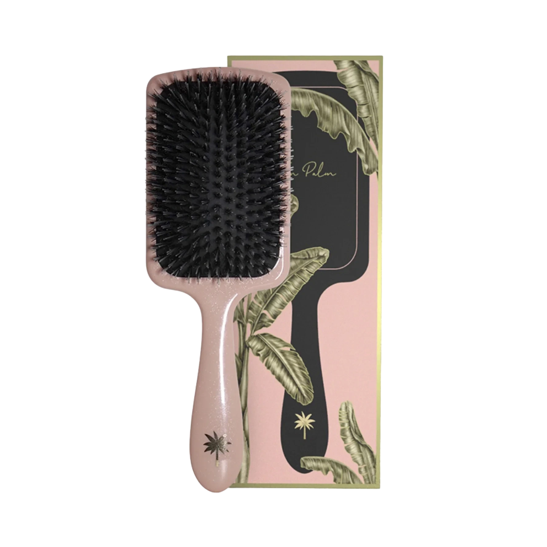Fan Palm Boar- & Nylon Brush Large Double Bloom Large