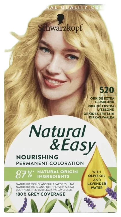 Natural & Easy 520 Orkidé Blond Hårfarge