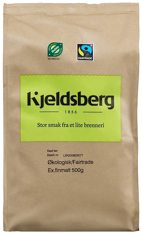Kaffe, ekstre finmalt ft, økol.  12x500g