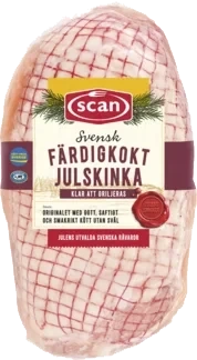Julskinka kokt lit
