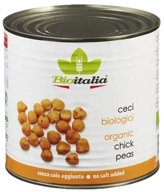 Bioitalia Kikerter 2550g Økologisk