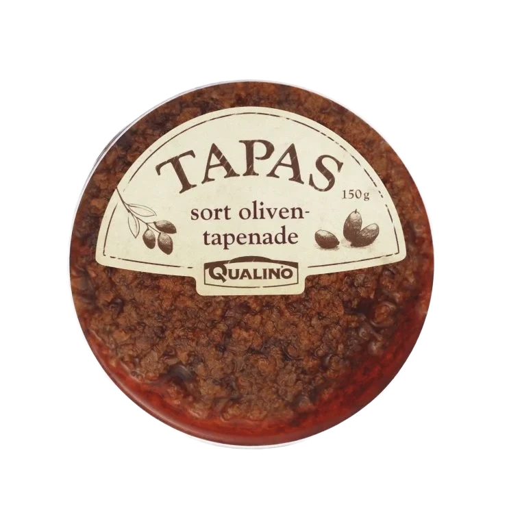 Tapenade Oliven Sort 150g Tapas Qualino
