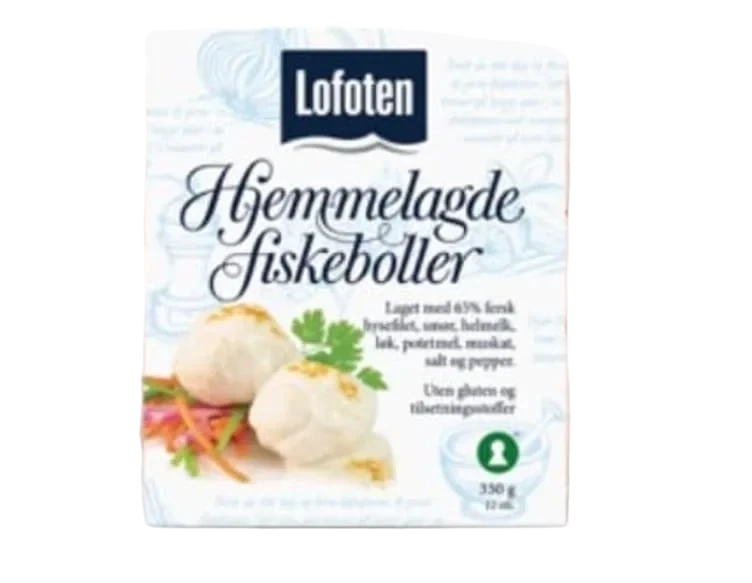 Fiskeboller Hjemmelagde 350g Lofoten