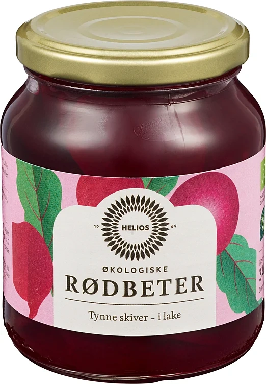 Rødbeter skivet økol. 340g