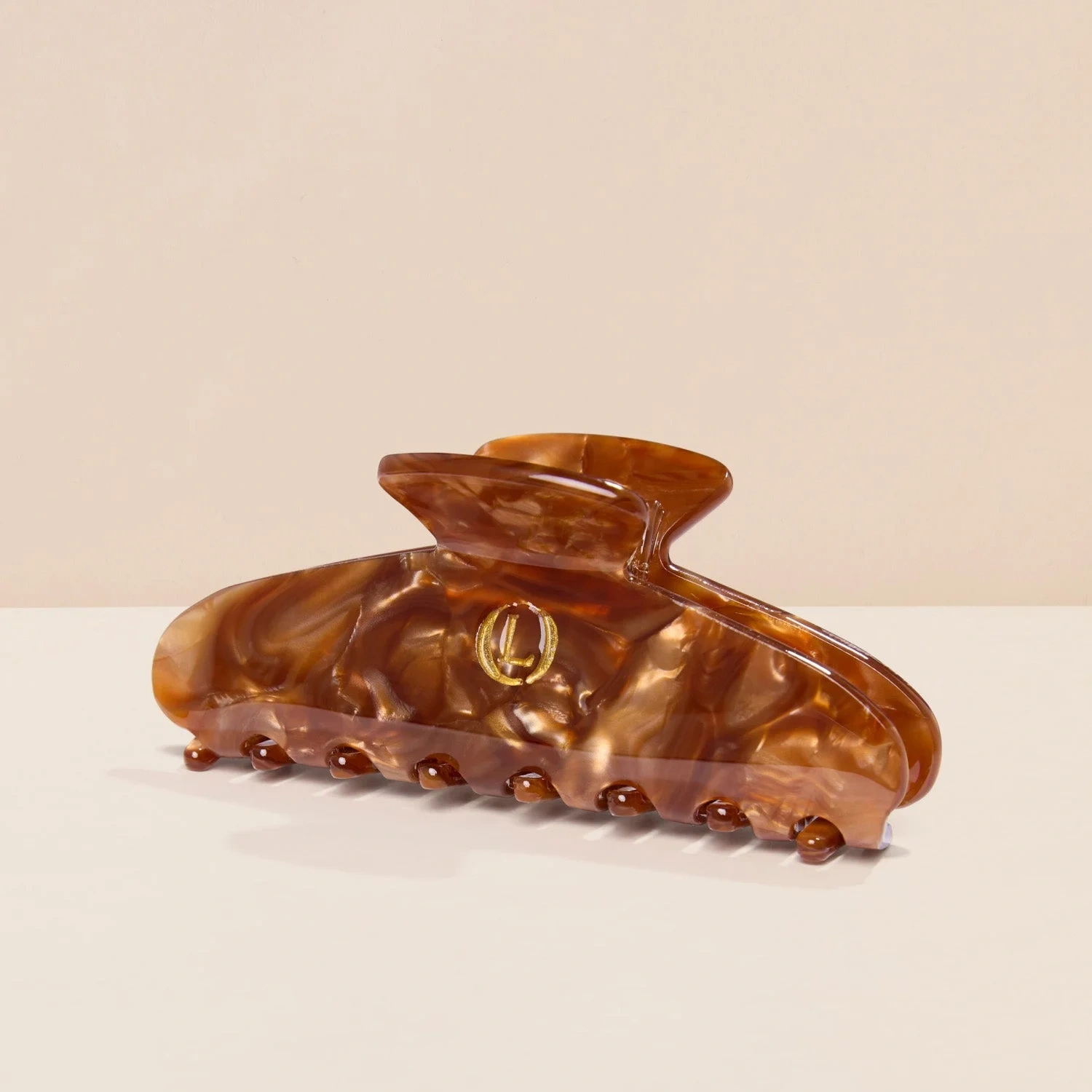 Lenoites Claw Clip Medium Cocoa Brown
