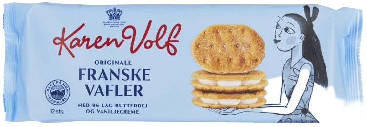 Franske Vafler 160g Karen Volf