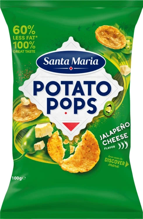 Potato Pops Jalapeno&Cheese 100g St.Maria
