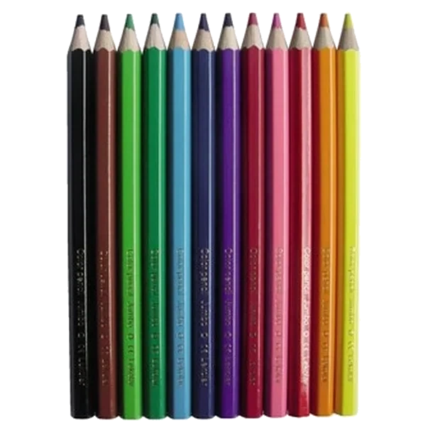 Fargeblyanter Lekolar Jumbo 12 Stk