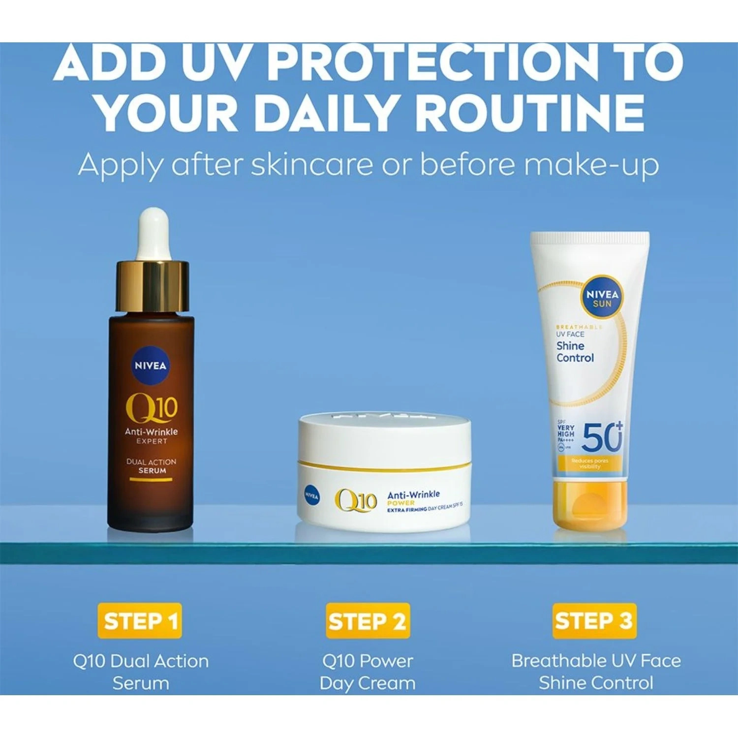 Solkräm Ansikte Shine Control spf 50+