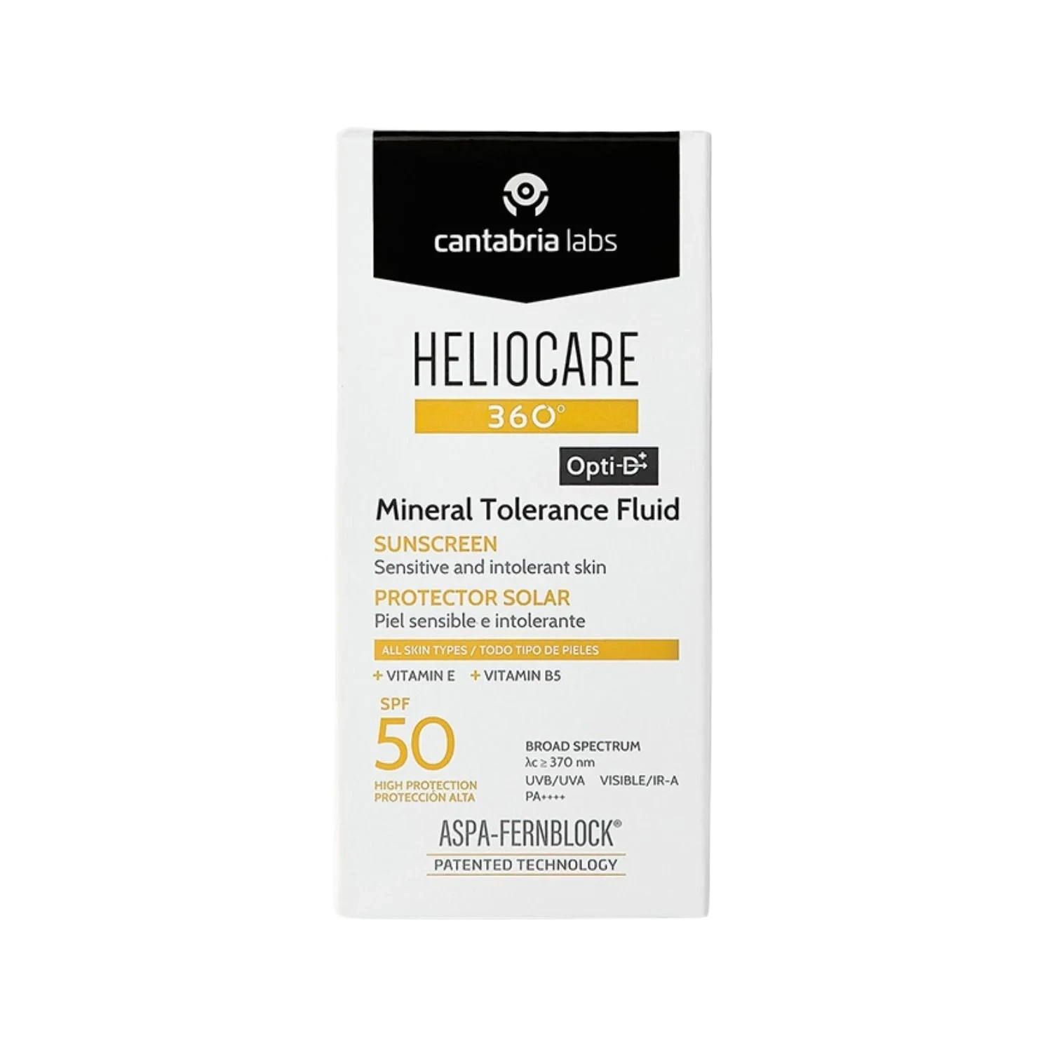 Heliocare Mineral Tolerance Fluid  SPF 50
