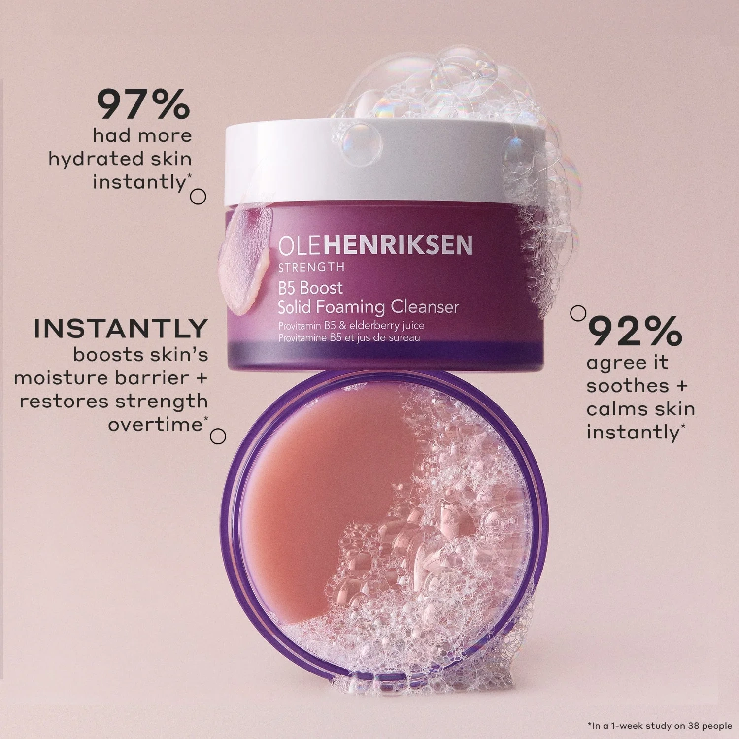 Ole Henriksen STRENGTH B5 Boost Solid Foaming Cleanser