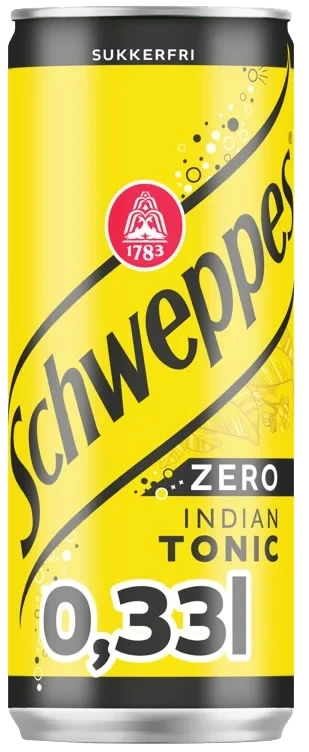 Tonic Water Zero 0,33l boks Schweppes