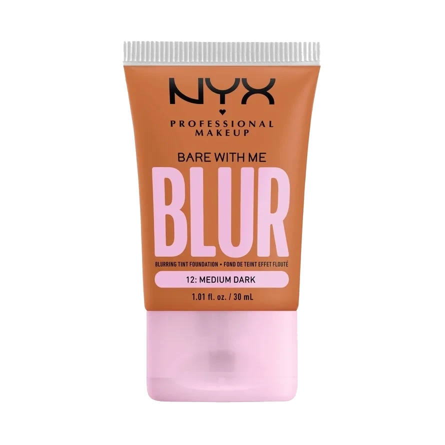 NYX PROFESSIONAL MAKEUP Bare With Me Blur Tint Foundation 12 Medium Dark