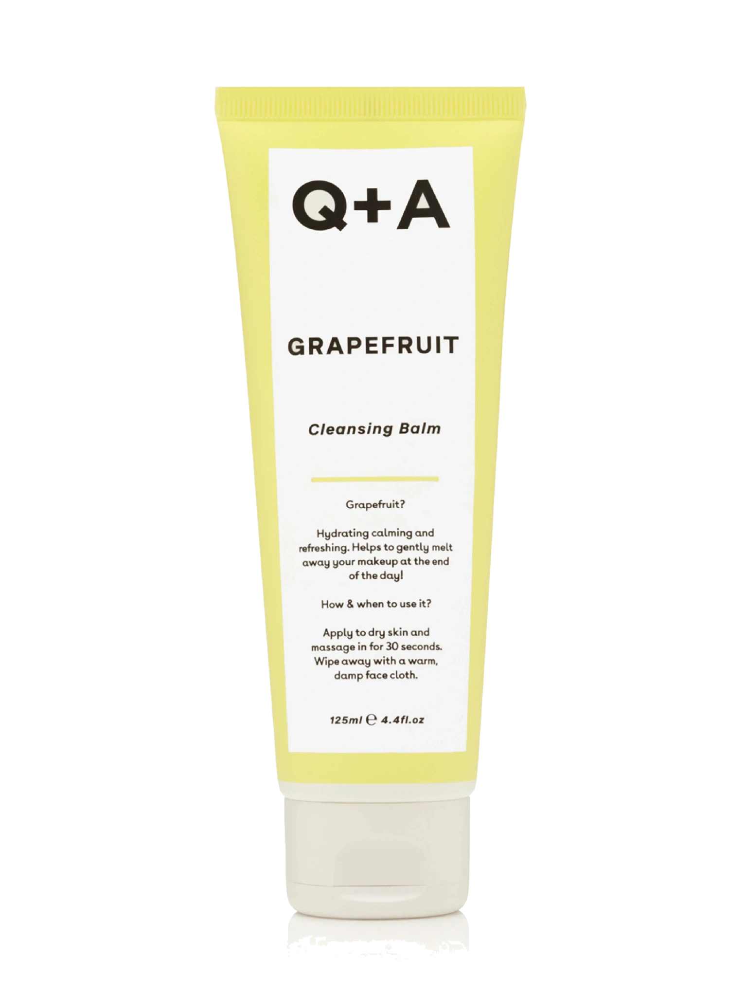 Q+A Grapefruit Cleansing Balm, 125 ml