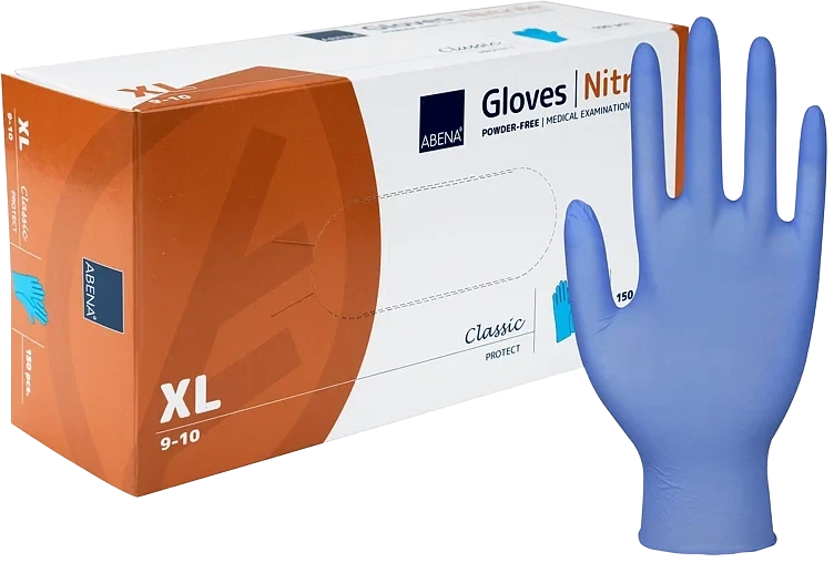 Engangshanske Abena Classic Protect Xl Blå Nitril