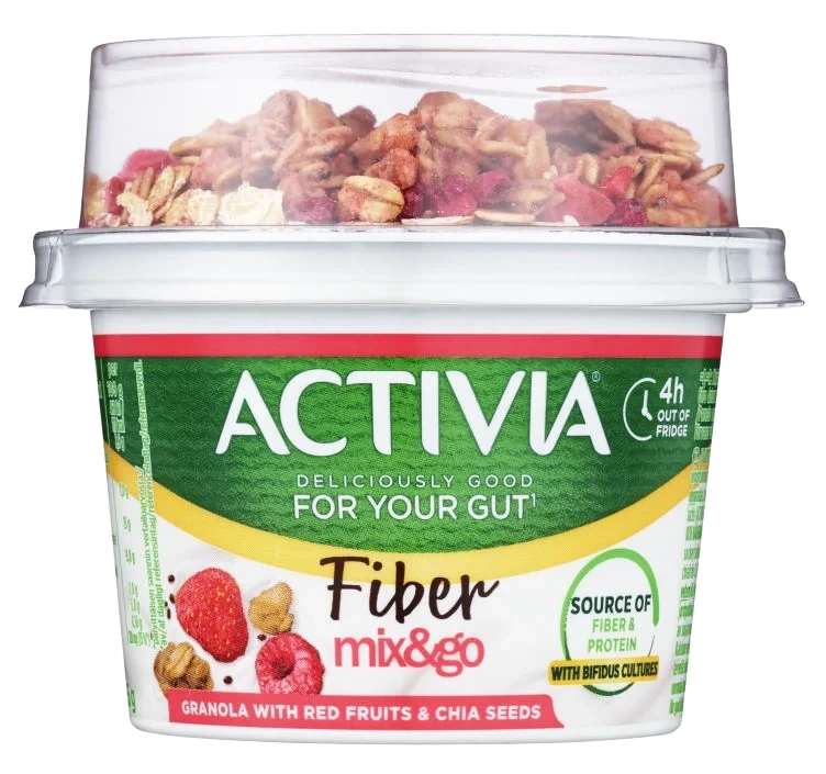 Activia Yoghurt m/Granola Røde Bær& Chiafrø 165g