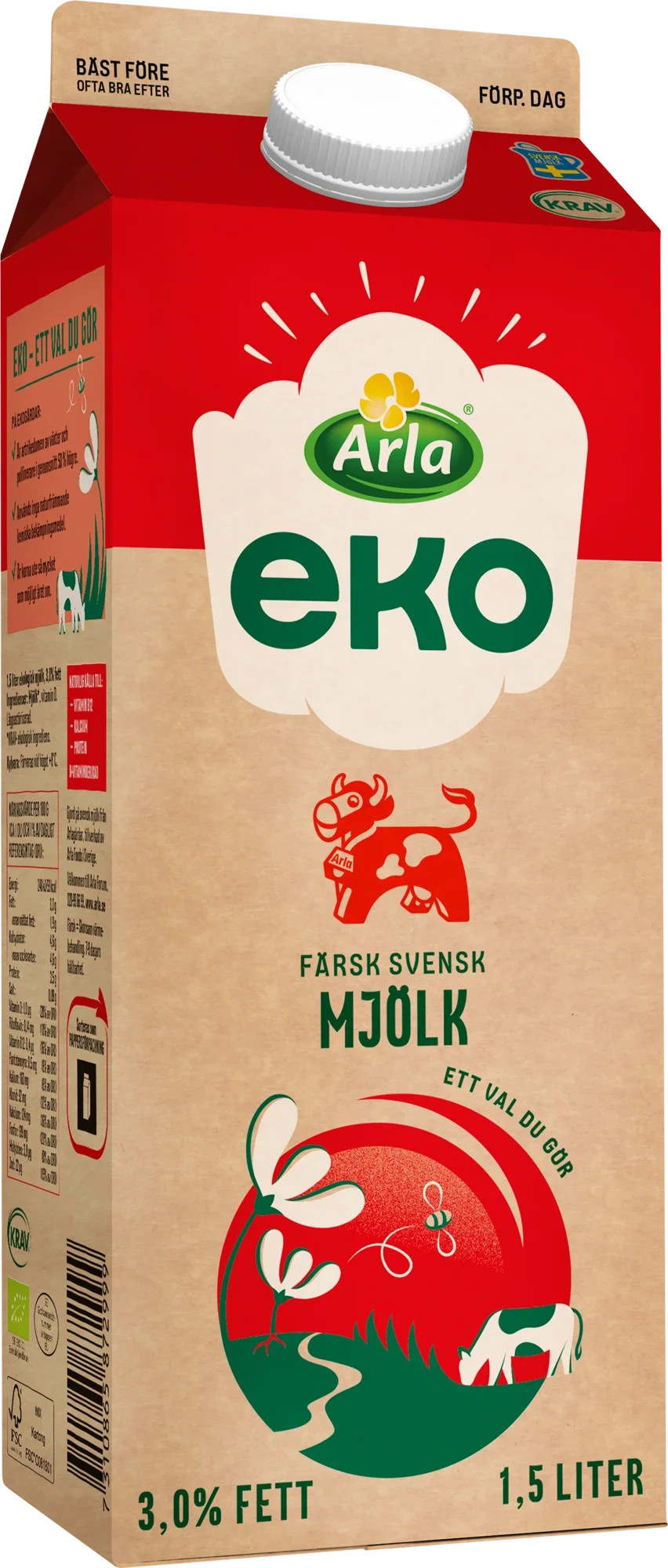 Färsk standardmjölk 3.0%