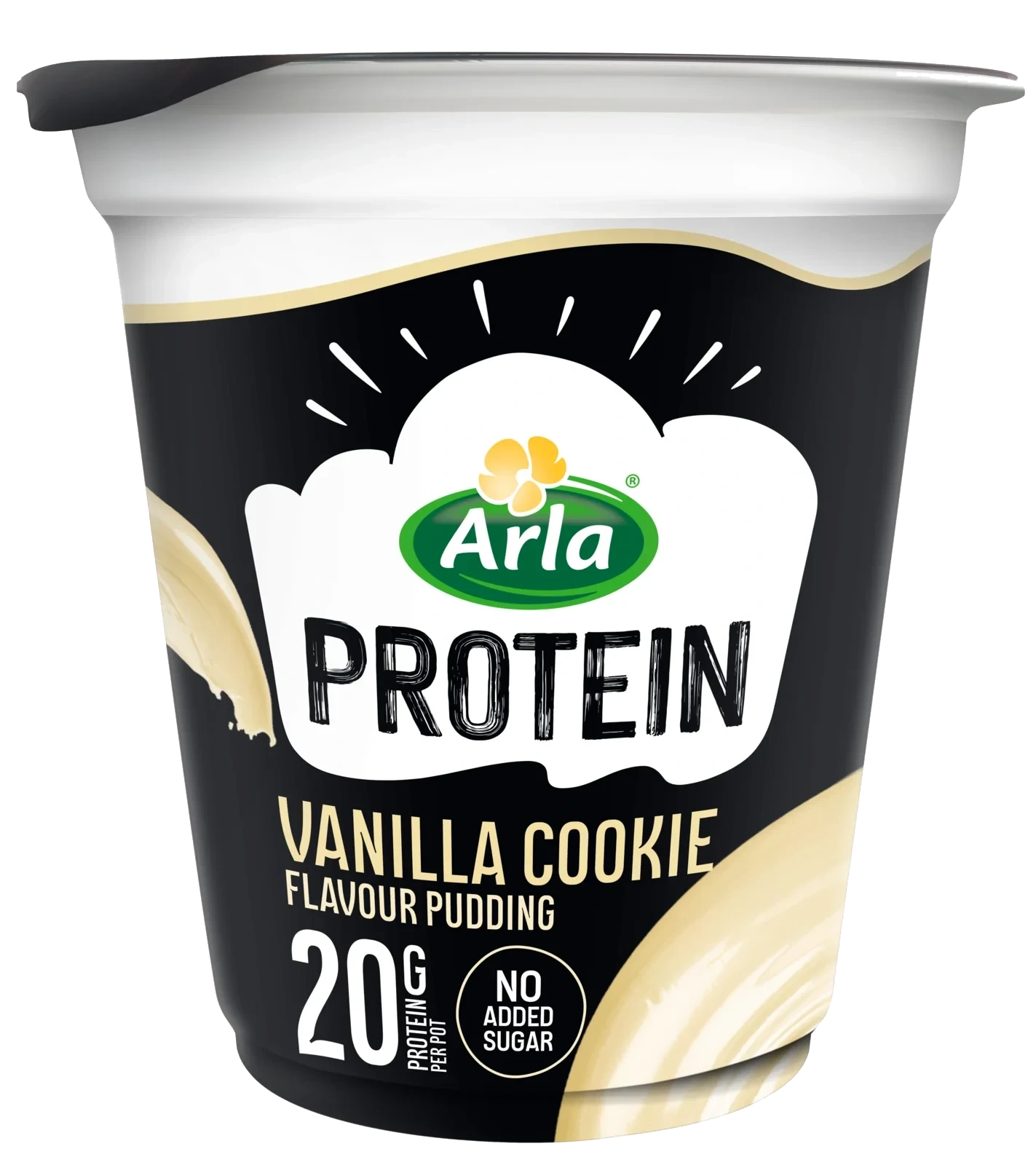 Protein vanilla cookie pudding