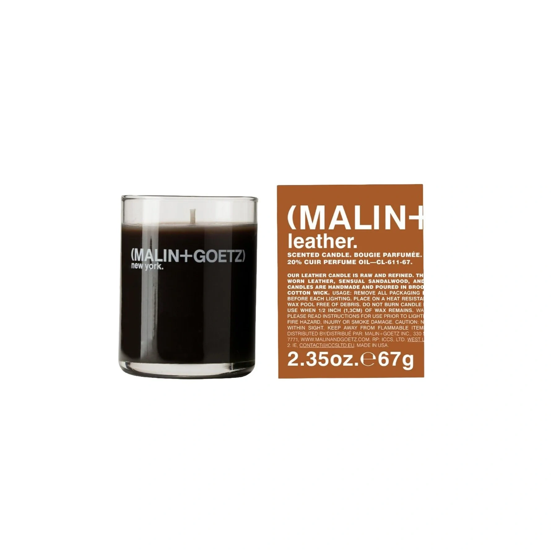 Malin+Goetz Leather Votive 67 g