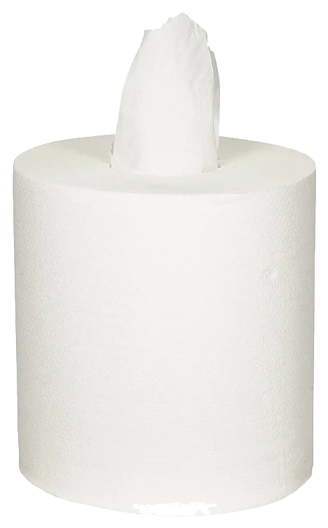 Senterrull Midi 153mx20cm 2-lags Hvit 100% Nyfiber