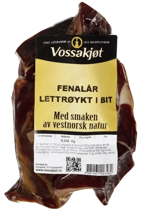 Fenalår i Bit Skalk Ca300g Vossakjøt