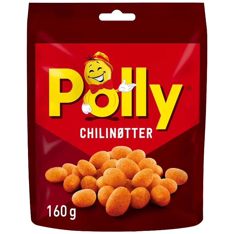 Polly chilinøtter  160g