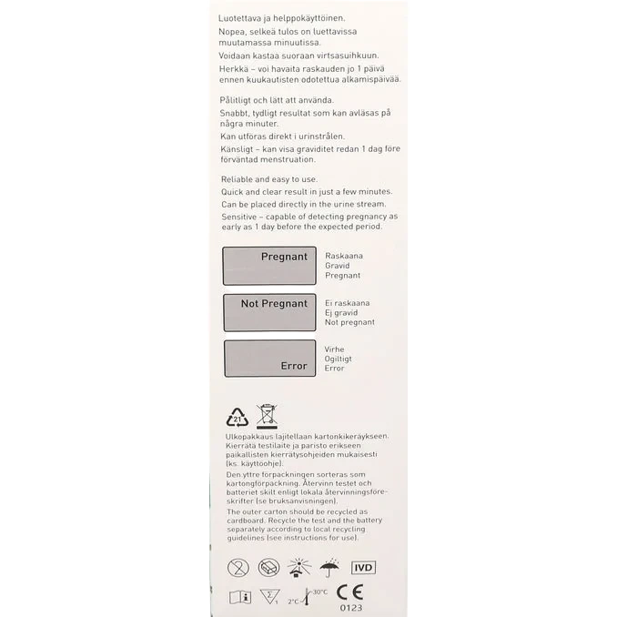 Pregcheck Digitalt Graviditets Snabbtest