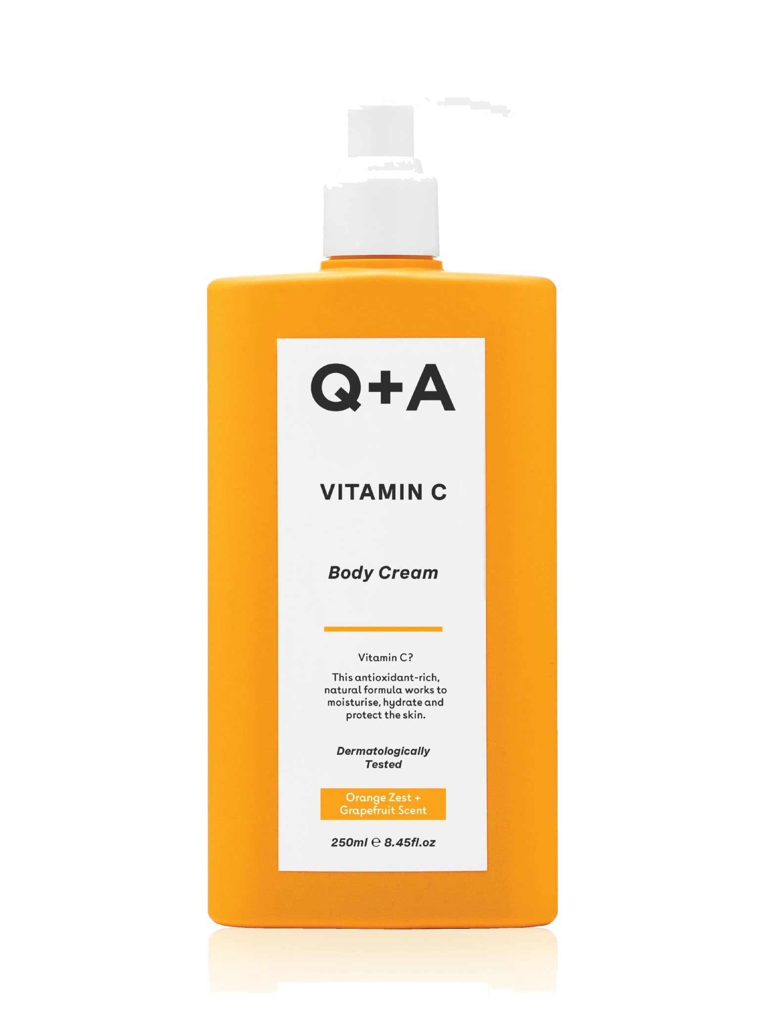 Q+A Vitamin C Body Cream, 250 ml