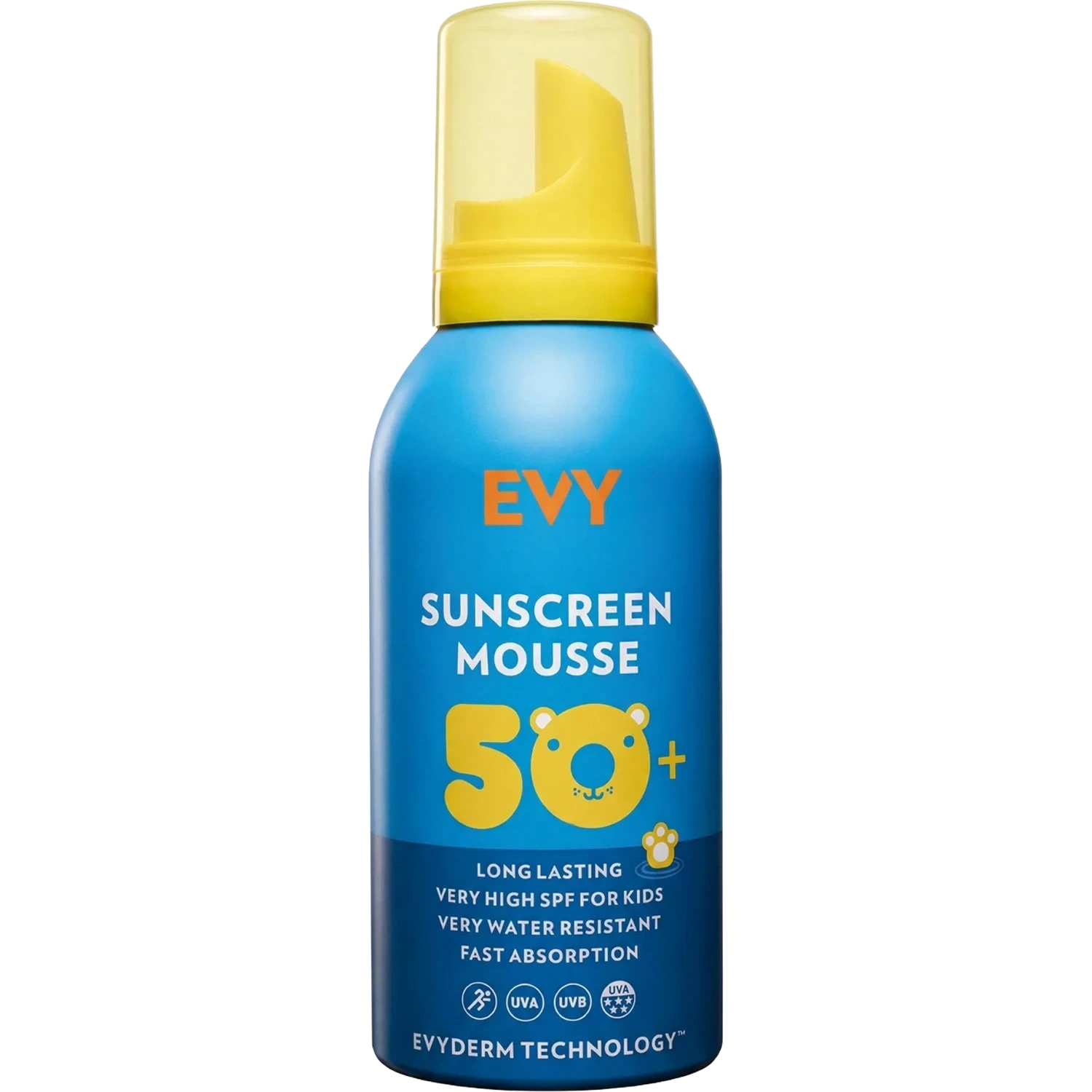 EVY Technology Sunscreen Mousse For Kids SPF50