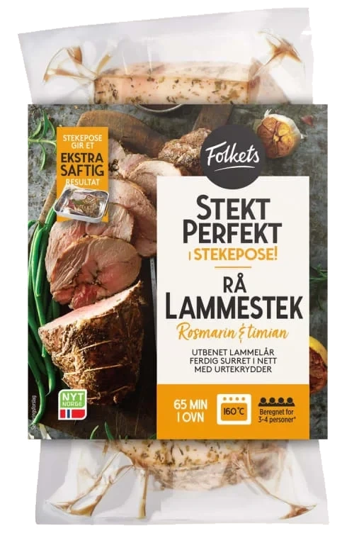 Lammestek Stekepose Stekt Perfekt 0,8-1,5kg