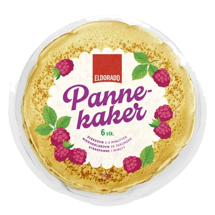 Pannekaker 6pk 360g Eldorado