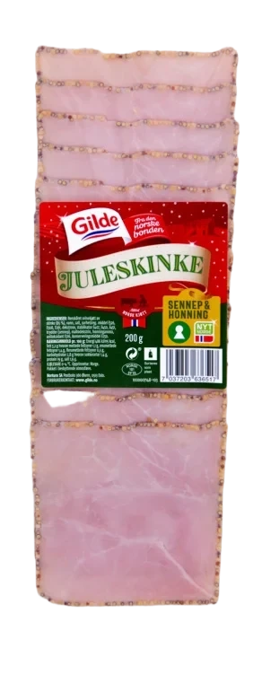 Juleskinke Sennep/Honning 200g Enh