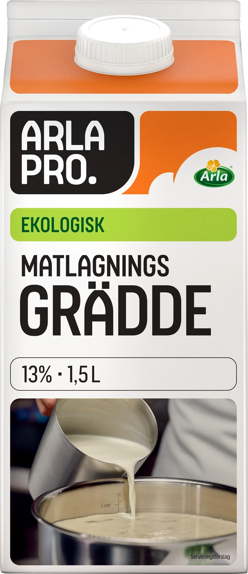 Eko matlagningsgrädde 13%