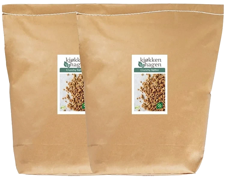Crunchy nøtter økol. vegansk   5kg