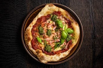 Pizzaskinka kokt rund