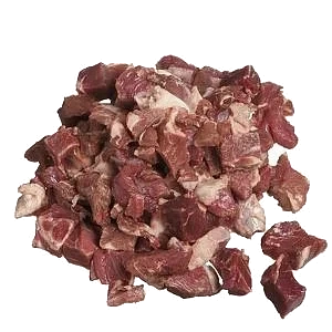 Fårekjøtt salt ternet ca2,5kg   kg