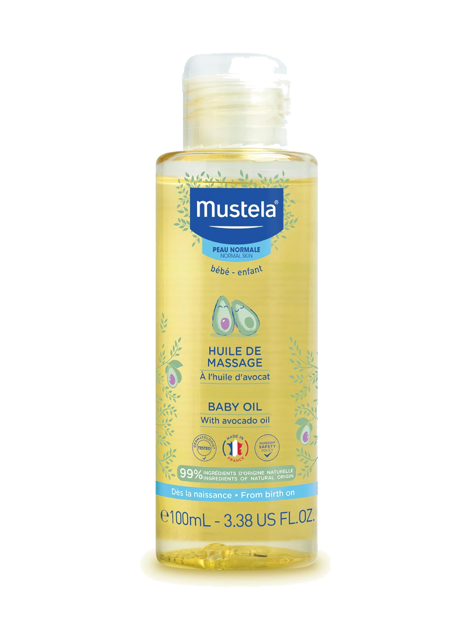 Mustela Baby Oil, 100 ml