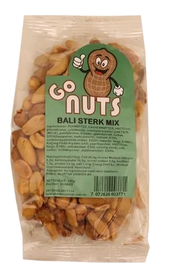 Go Nuts Bali Sterk Mix 150g