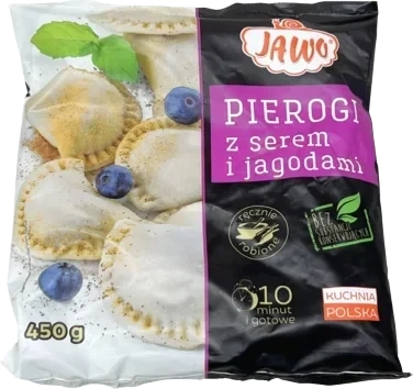 Pierogi Jawo med Ost/blåbær