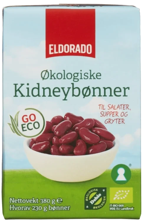 Kidneybønner Økologisk 380g Go Eco