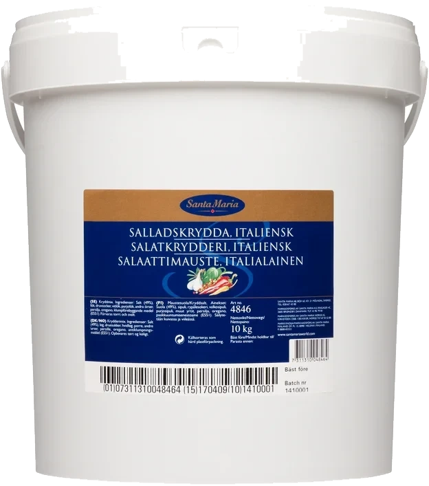 Italiensk Salatkrydder 10 kg Santa Maria