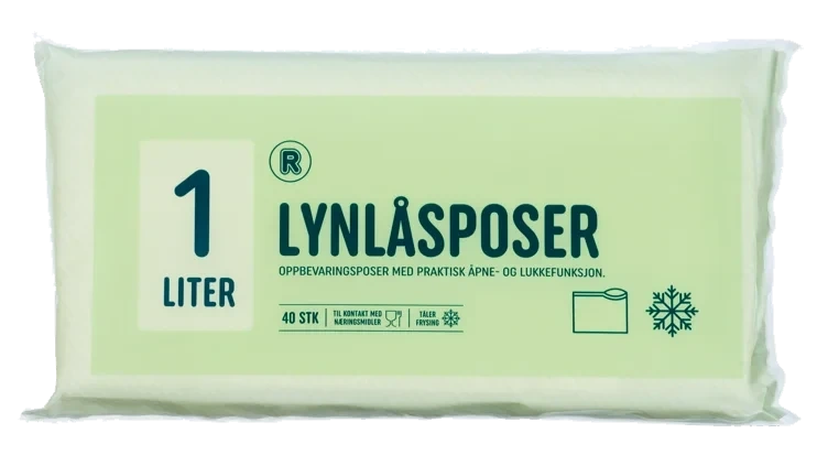 Lynlåspose 1l    40stk