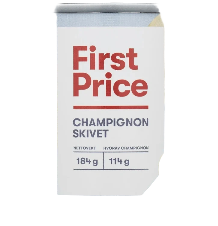 Champignon skivet 184g First Price