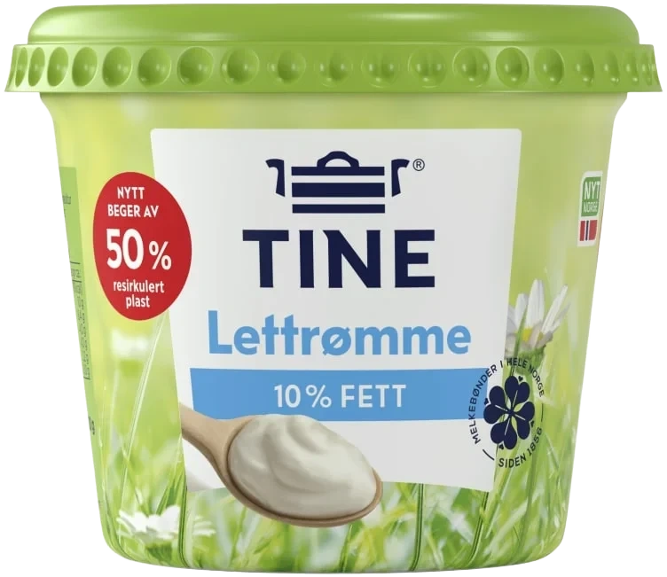 Lettrømme 10% 300g Tine