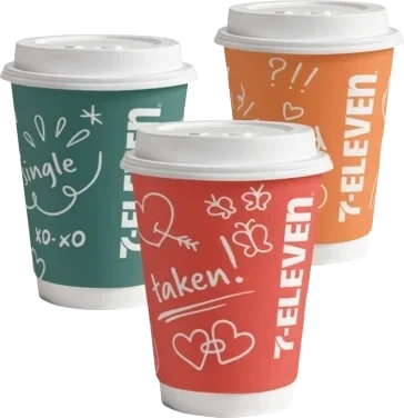 7-eleven Assorterte Kaffebeger 12oz Dw P2p, Kartong 500stk