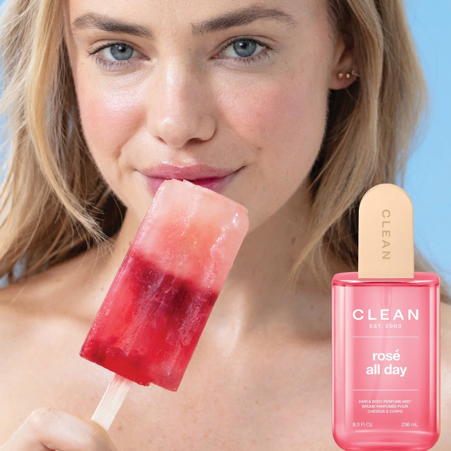 Clean Rosé All Day Hair & Body Perfume Mist