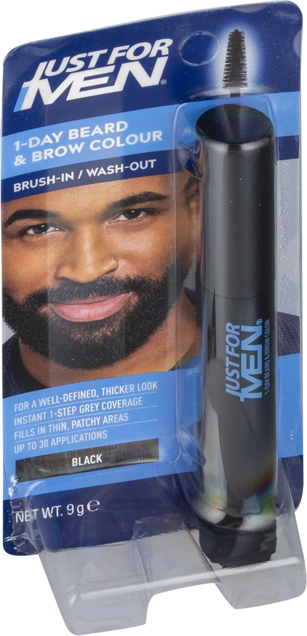 1-DAY BEARD & BROW COLOUR, BLACK